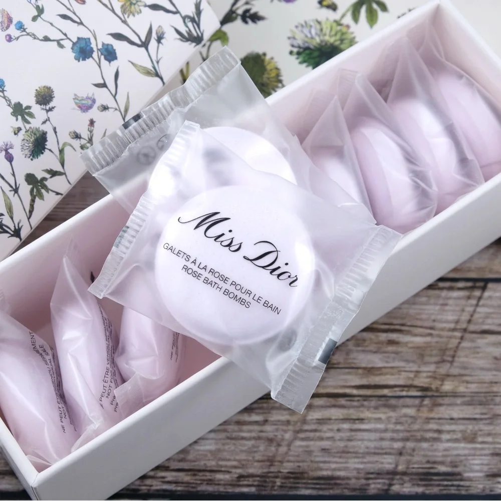 3 Pack Miss Dior Rose Bath Bombs 3/$24 - Picture 1 of 2